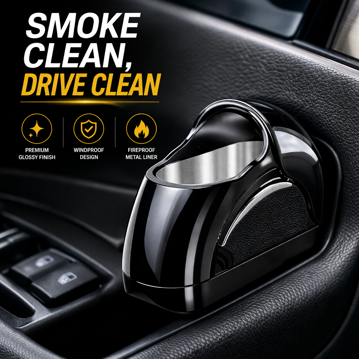 Car Door Ashtray Holder