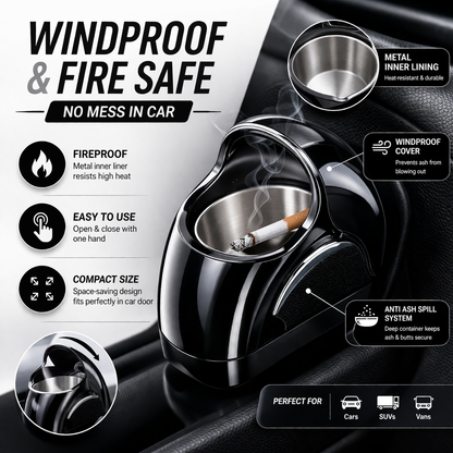Car Door Ashtray Holder