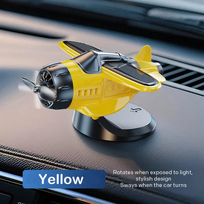 🎁2025 Limited Time Sale - 50% OFF🔥Solar powered airplane shaped car ornaments
