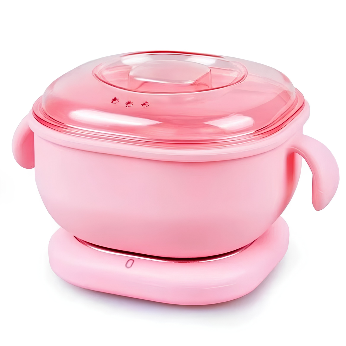 Silicone Wax Heater for convenient at-home waxing. Flexible removable silicone bowl, efficient heating, easy cleanup and hard "FREE" wax beans included.
