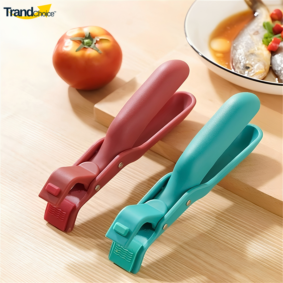 Multi-Purpose Silicone Non-Slip Heat Insulation Anti-Scald Clamp PACK OF 2