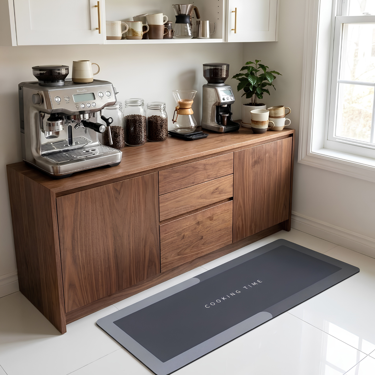 TrandChoice Premium Rubber Kitchen Mat – Anti-Slip, Anti-Skid Floor Mat for Kitchen & Home