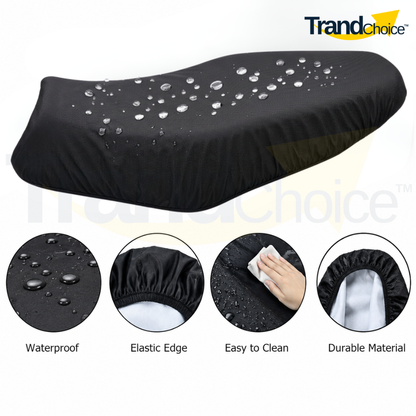 Waterproof Motorcycle Seat Cover – Universal Elastic Fit Bike Seat Protector
