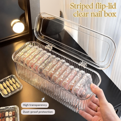 TrandChoice 10 in 1 Jewellery Organizer Box | Transparent Acrylic Jewelry Storage Box with 10 Mini Boxes