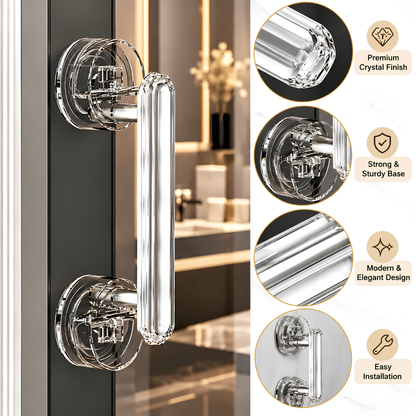 Vacuum Suction Door Handle – No Drill Multipurpose Handle for Glass, Cabinet, Window & Refrigerator | Buy 1 Get 1 Free