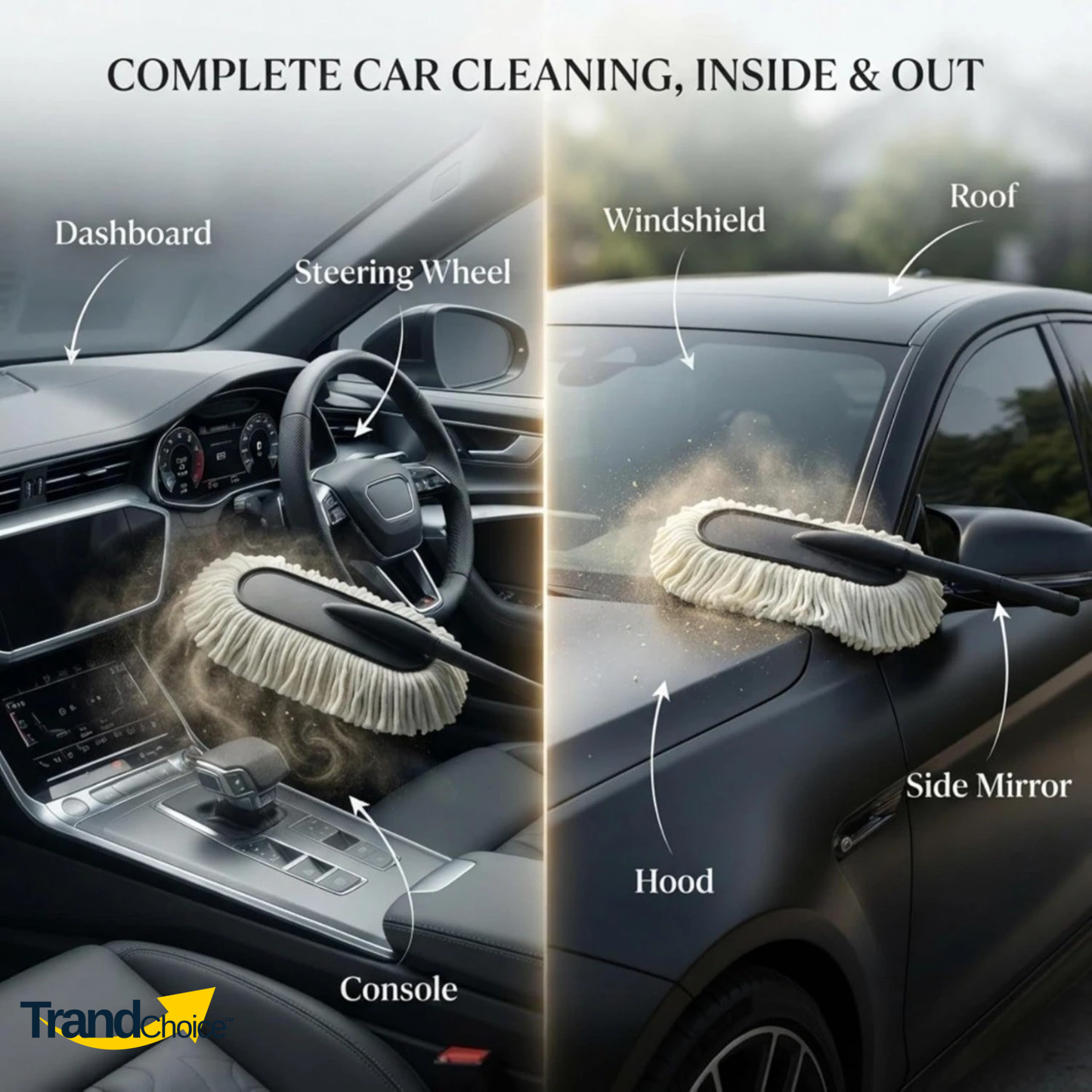 Microfiber Car Duster for Car Cleaning