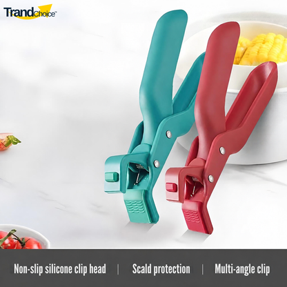 Multi-Purpose Silicone Non-Slip Heat Insulation Anti-Scald Clamp PACK OF 2