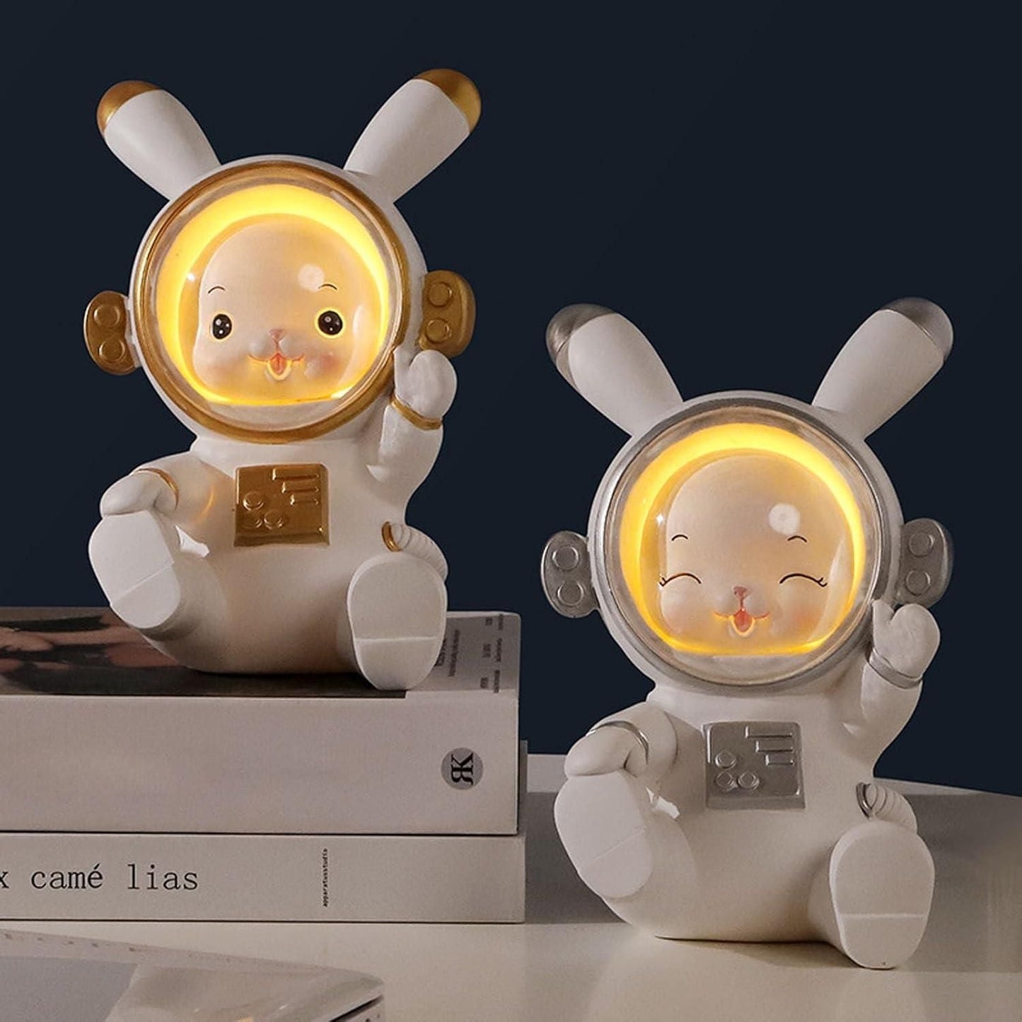 Night Light Desktop Decoration Piggy Bank (Pack of 1) (Random Design)
