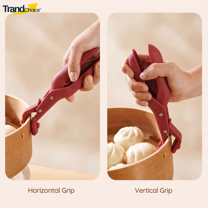 Multi-Purpose Silicone Non-Slip Heat Insulation Anti-Scald Clamp PACK OF 2