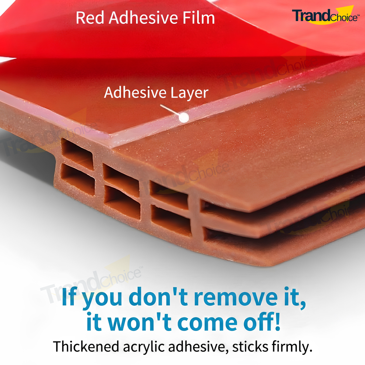 TPE Door Bottom Seal Strip | Self Adhesive Door Gap Guard, Draft Stopper, Dust & Insect Protection Strip (PACK OF 3)