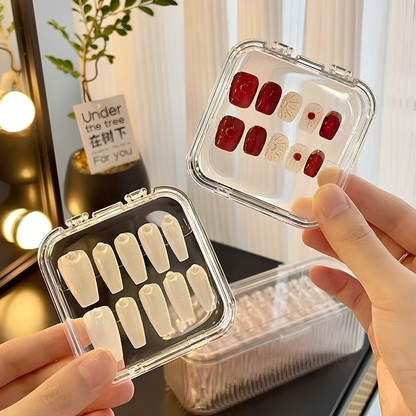 TrandChoice 10 in 1 Jewellery Organizer Box | Transparent Acrylic Jewelry Storage Box with 10 Mini Boxes